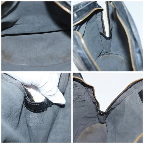 LOUIS VUITTON Epi Gobelins Backpack Black LV Auth - Picture 16 of 16